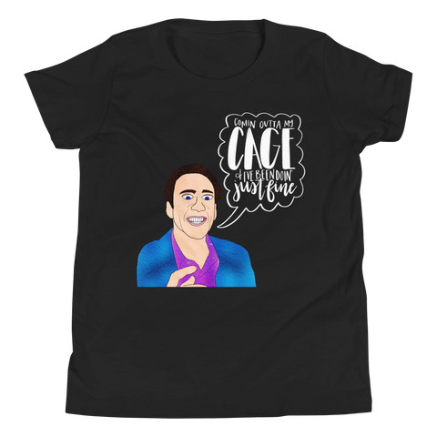 Nicolas Cage - Kids T-Shirt - MurderSheBought