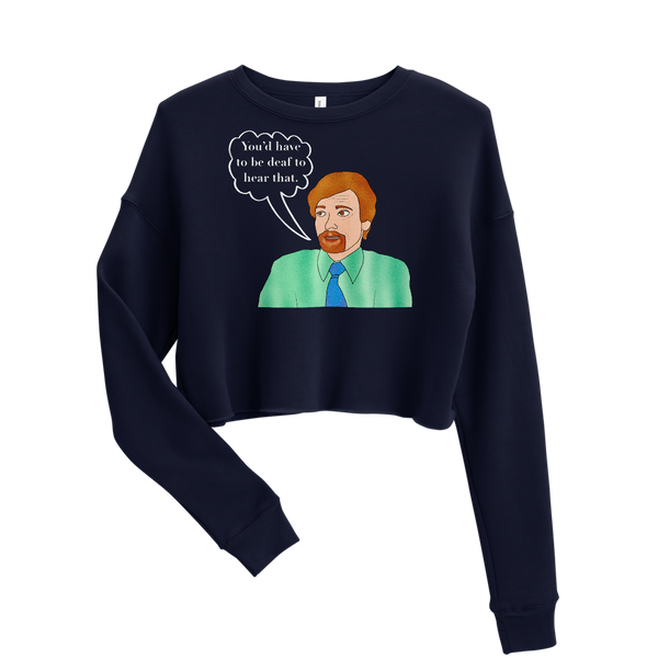 Murray Hewitt - Flight of the Conchords - Crop Sweatshirt - MurderSheBought