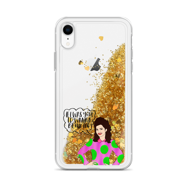 Fran Fine - The Nanny - Liquid Glitter Phone Case - MurderSheBought