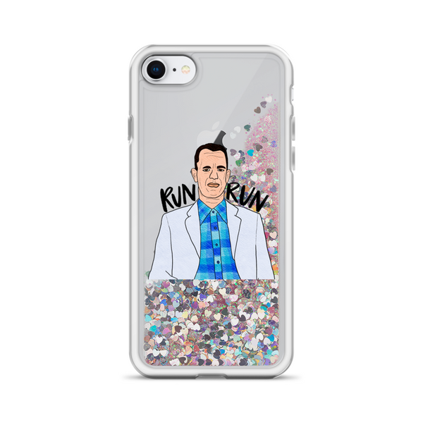 Forrest Gump - Run Forrest Run - Liquid Glitter Phone Case - MurderSheBought