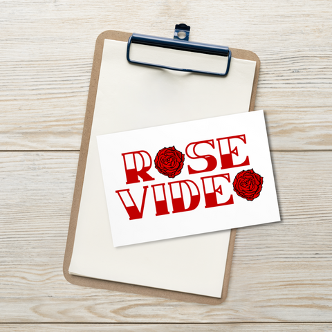 Rose Video Postcard - MurderSheBought