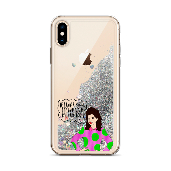 Fran Fine - The Nanny - Liquid Glitter Phone Case - MurderSheBought