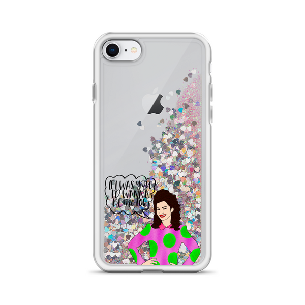 Fran Fine - The Nanny - Liquid Glitter Phone Case - MurderSheBought