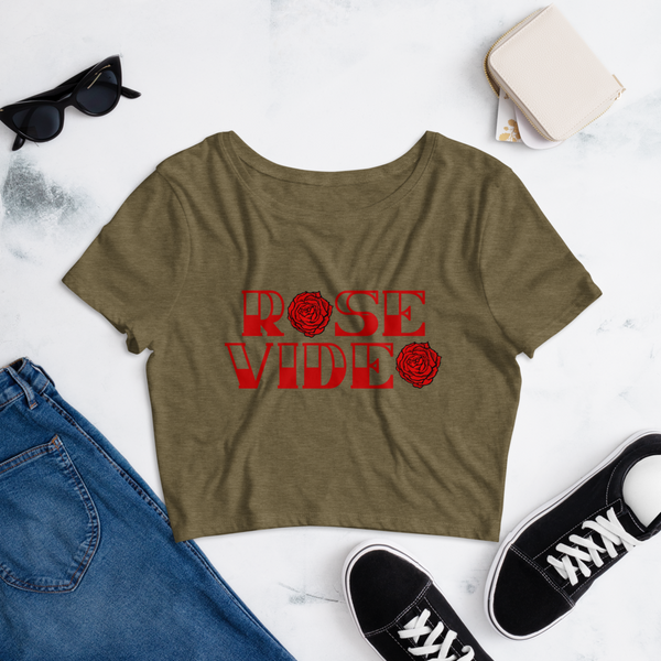 Rose Video Crop Top - MurderSheBought