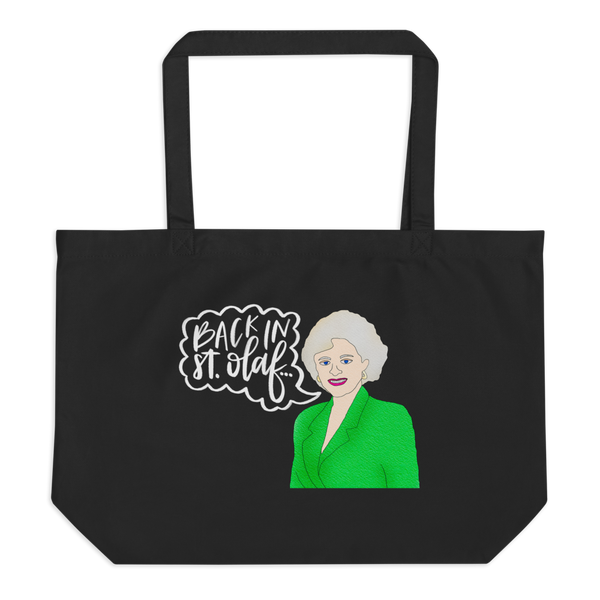 Rose Nylund - Golden Girls - Large Tote Bags - MurderSheBought