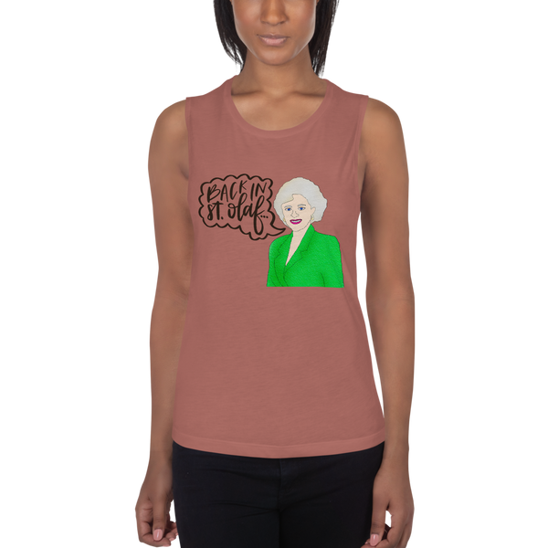 Rose Nylund - Golden Girls - Ladies’ Muscle Tank - MurderSheBought