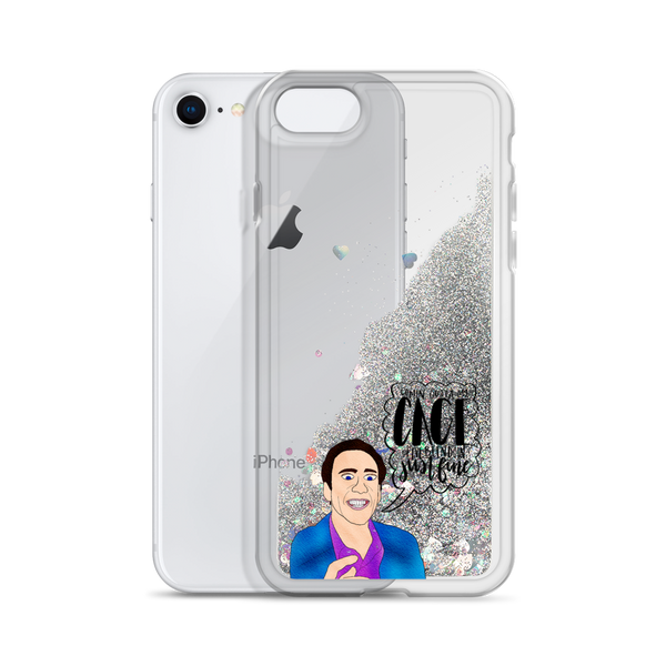 Nicolas Cage - Liquid Glitter Phone Case - MurderSheBought