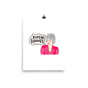 Dorothy Zbornak - Golden Girls - Poster - MurderSheBought