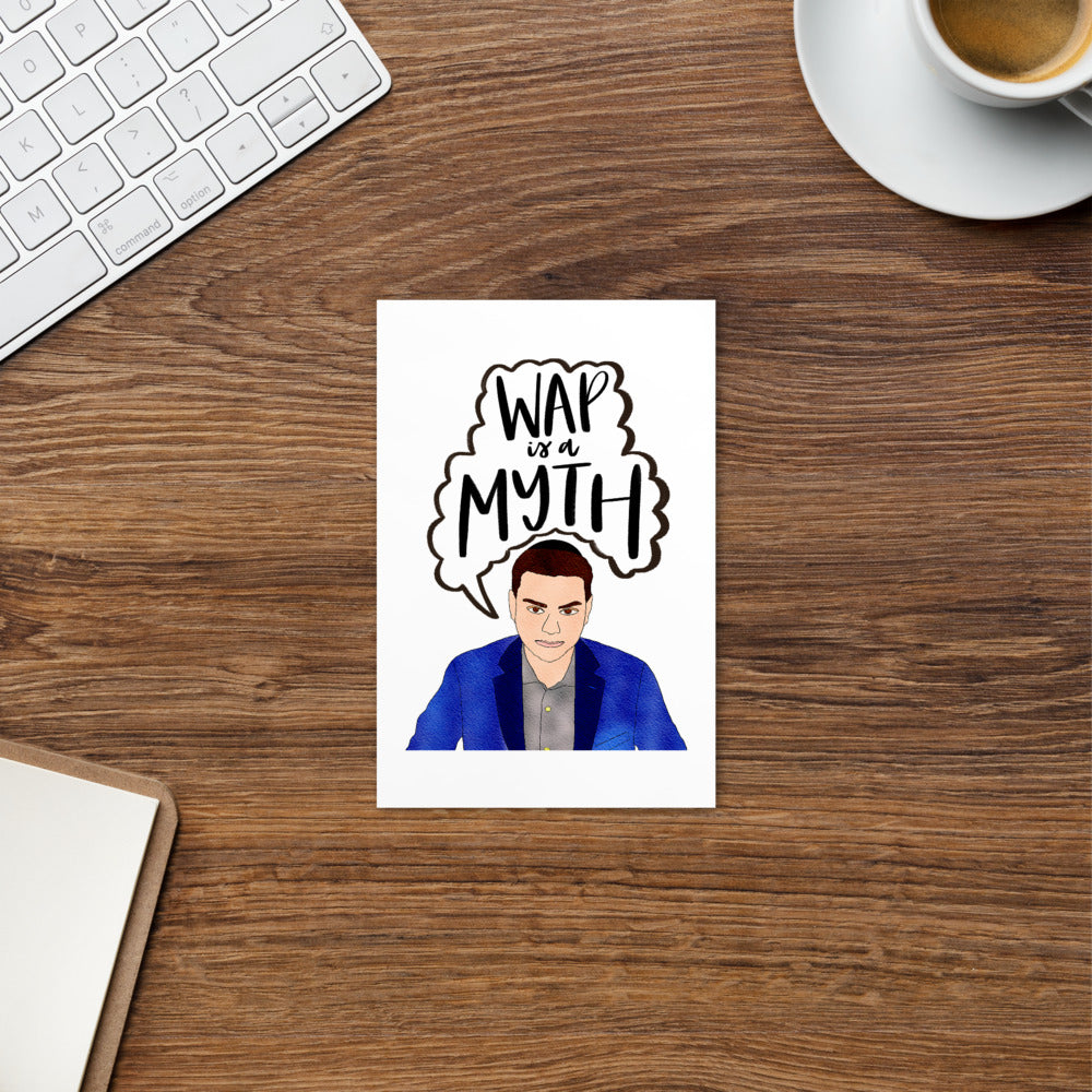 Ben Shapiro WAP Postcard