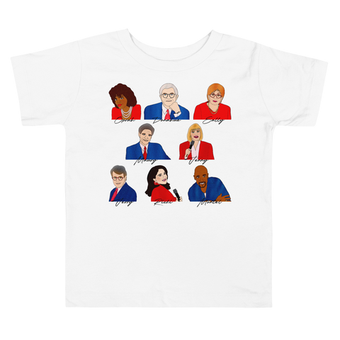 90's Talk Show Hosts - Toddler T-Shirt - MurderSheBought