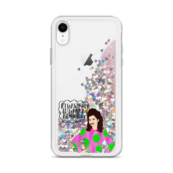 Fran Fine - The Nanny - Liquid Glitter Phone Case - MurderSheBought