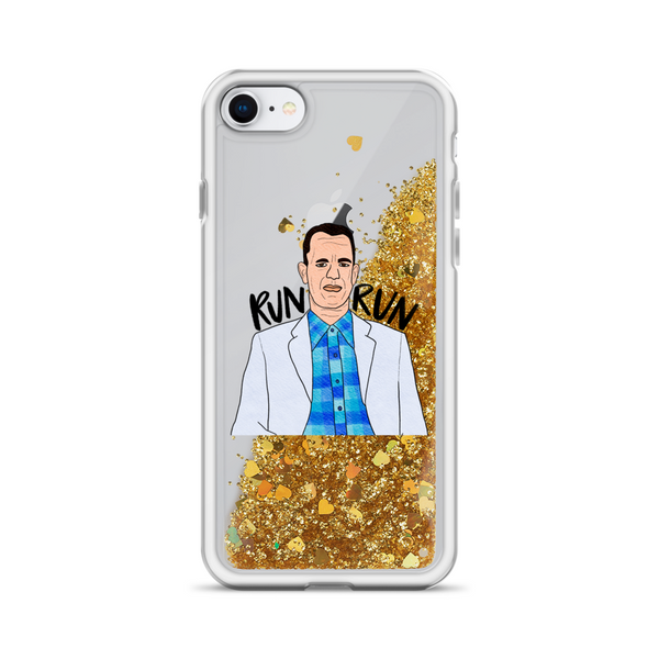 Forrest Gump - Run Forrest Run - Liquid Glitter Phone Case - MurderSheBought