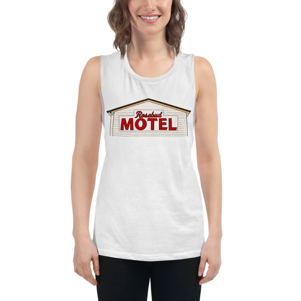 Rosebud Motel - Schitt's Creek - Ladies’ Muscle Tank - MurderSheBought