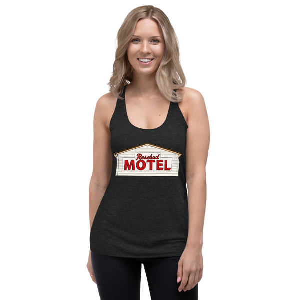 Rosebud Motel - Schitt's Creek - Racerback Tank - MurderSheBought