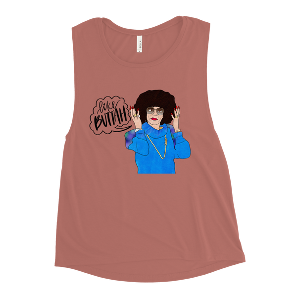 Linda Richman - Coffee Talk - SNL - Ladies’ Muscle Tank - MurderSheBought