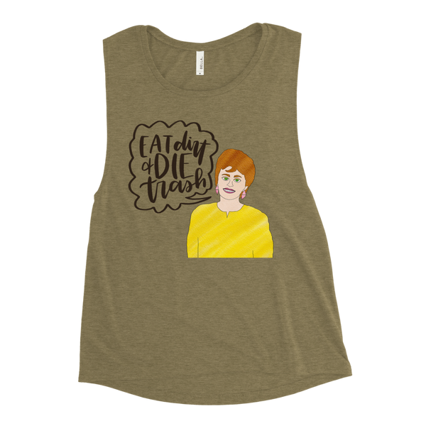 Blanche Devereaux - Golden Girls - Ladies’ Muscle Tank - MurderSheBought