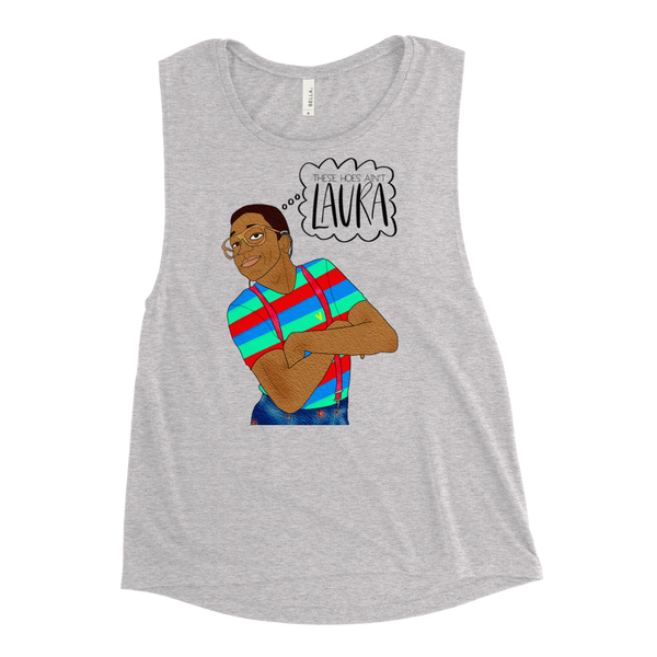 Steve Urkel - Family Matters - Ladies’ Muscle Tank - MurderSheBought