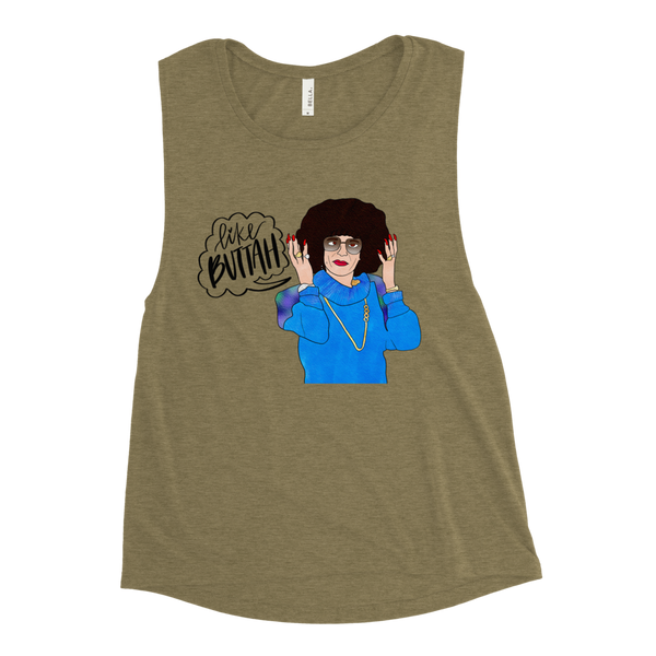 Linda Richman - Coffee Talk - SNL - Ladies’ Muscle Tank - MurderSheBought