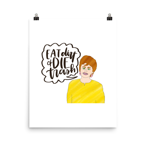 Blanche Devereaux - Golden Girls - Poster - MurderSheBought