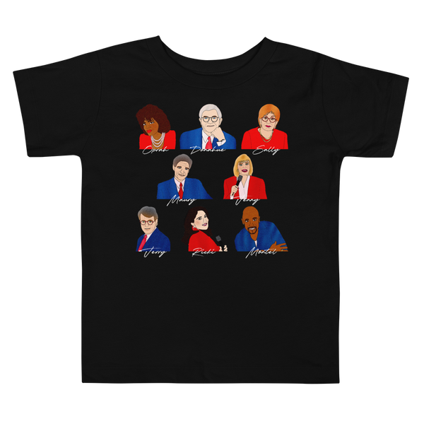 90's Talk Show Hosts - Toddler T-Shirt - MurderSheBought