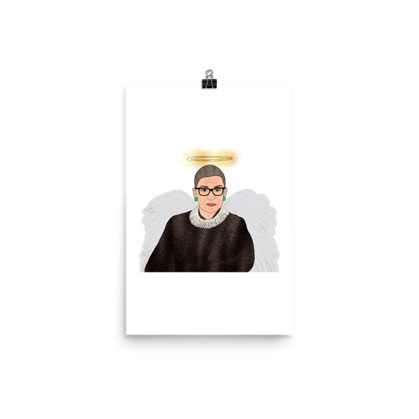 Ruth Bader Ginsburg - Guardian Angel - Poster - MurderSheBought