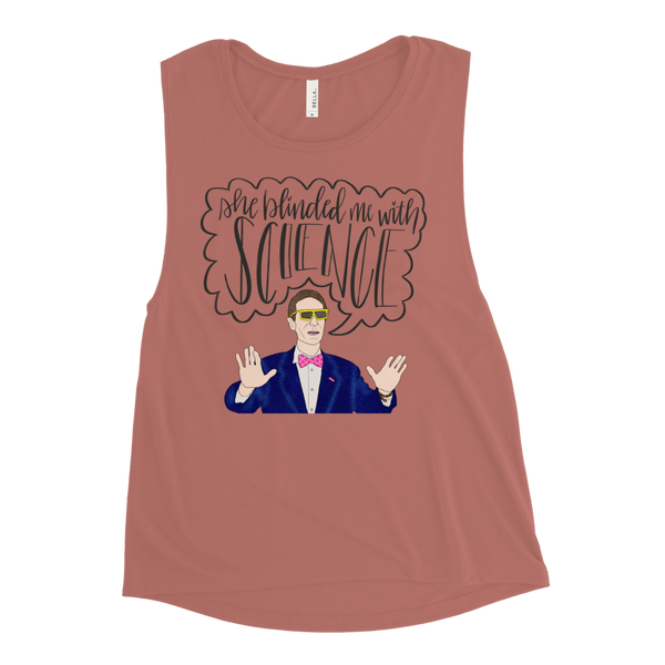 Bill Nye - Ladies’ Muscle Tank - MurderSheBought