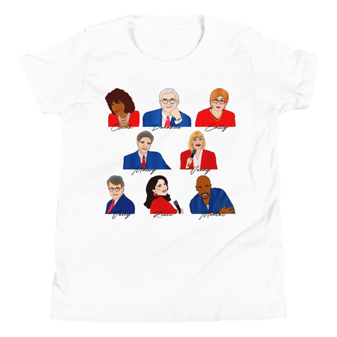 90's Talk Show Hosts - Kids T-Shirt - MurderSheBought