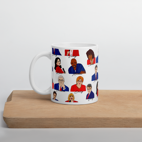 90's Talk Show Hosts - Coffee Mug - MurderSheBought