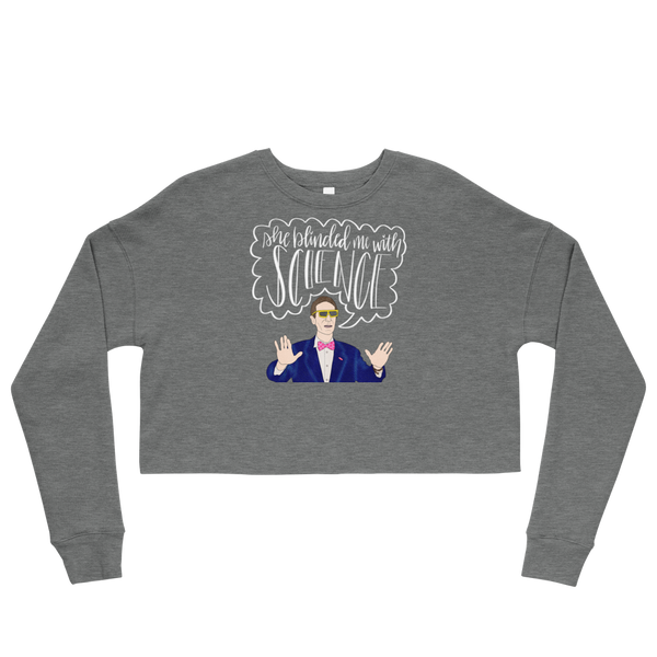 Bill Nye - Crop Sweatshirt - MurderSheBought