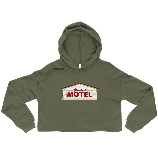 Rosebud Motel - Schitt's Creek - Crop Hoodie - MurderSheBought