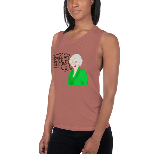 Rose Nylund - Golden Girls - Ladies’ Muscle Tank - MurderSheBought