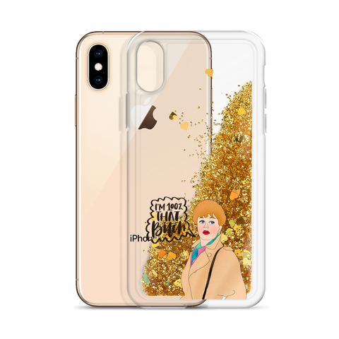 Jessica Fletcher - Murder, She Wrote - Liquid Glitter Phone Case - MurderSheBought