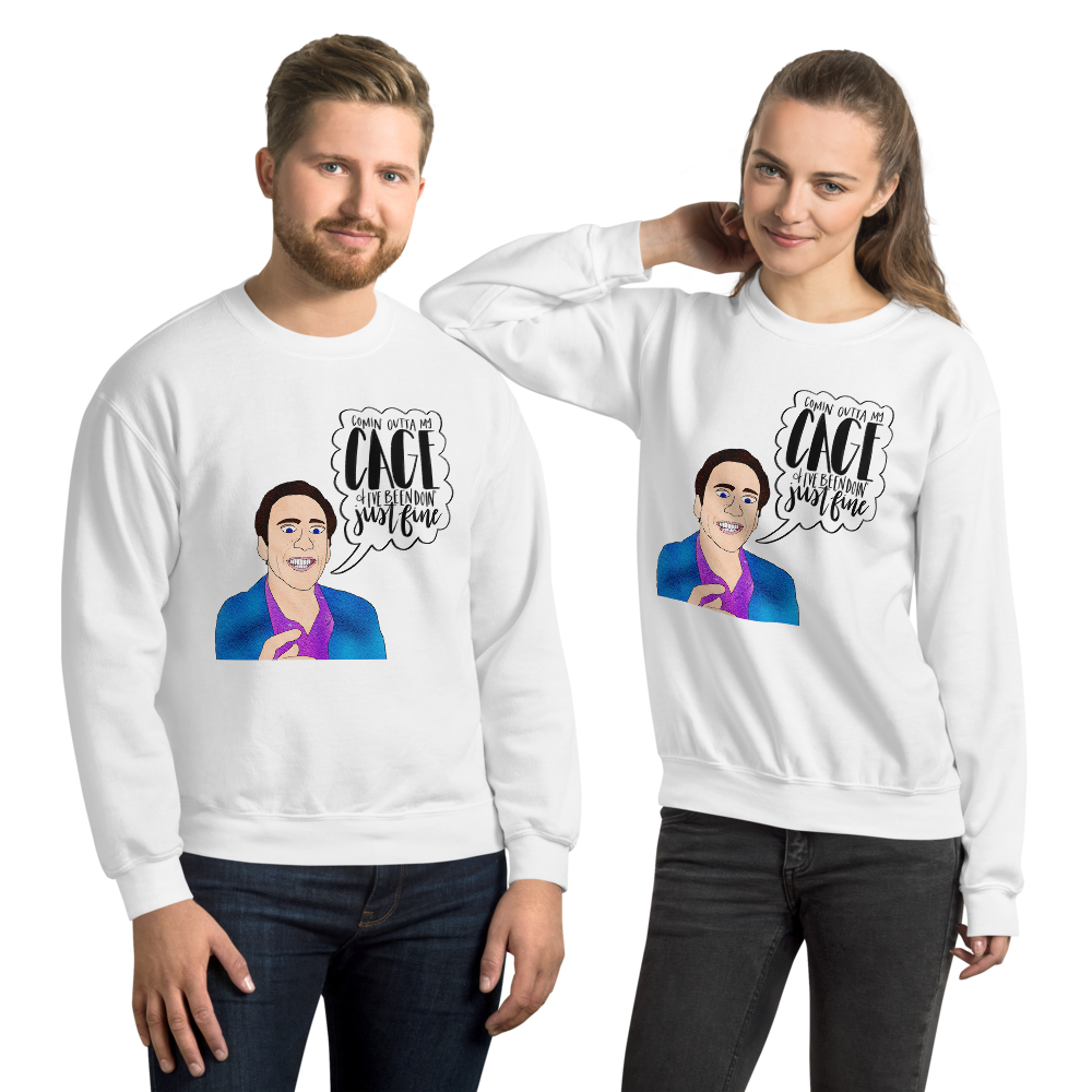 Nicolas Cage - Sweatshirt - MurderSheBought