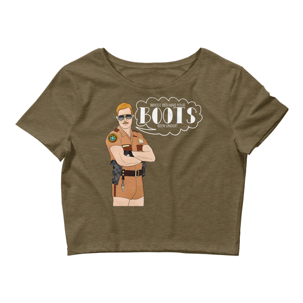 Lt. Jim Dangle - Reno 911 - Crop Top - MurderSheBought