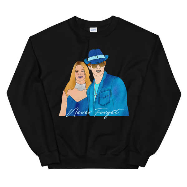 Britney & Justin Sweatshirt - MurderSheBought