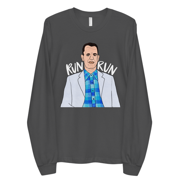 Forrest Gump - Run Forrest Run - Long Sleeve T-Shirt - MurderSheBought