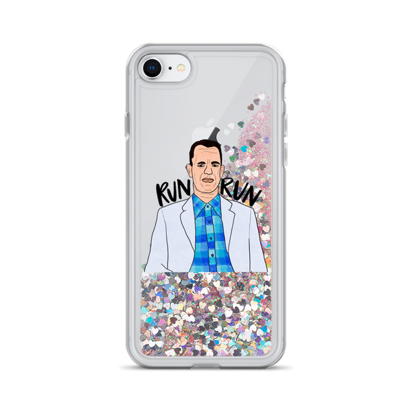 Forrest Gump - Run Forrest Run - Liquid Glitter Phone Case - MurderSheBought