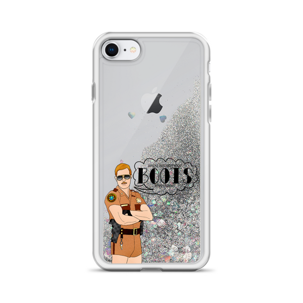 Lt. Jim Dangle - Reno 911 - Liquid Glitter Phone Case - MurderSheBought