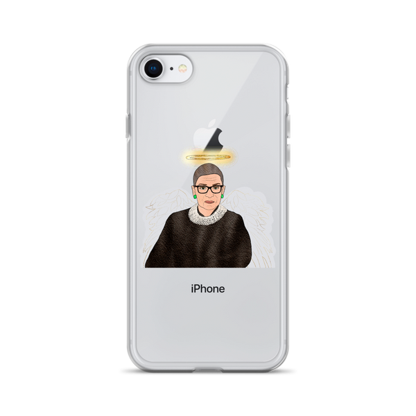 Ruth Bader Ginsburg - Guardian Angel - iPhone Case - MurderSheBought