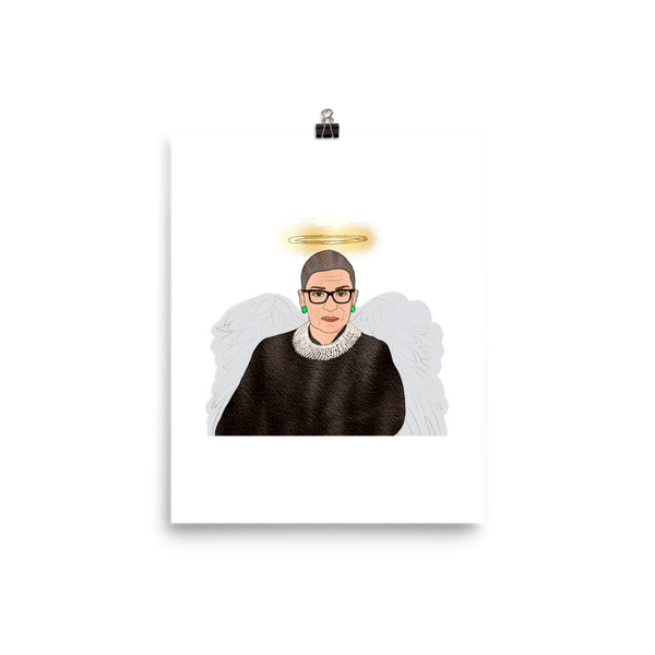 Ruth Bader Ginsburg - Guardian Angel - Poster - MurderSheBought