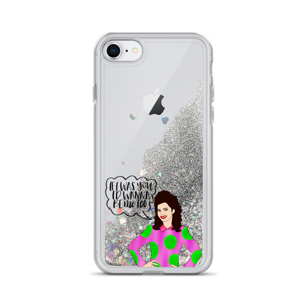 Fran Fine - The Nanny - Liquid Glitter Phone Case - MurderSheBought