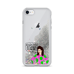 Fran Fine - The Nanny - Liquid Glitter Phone Case - MurderSheBought