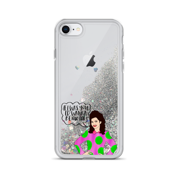 Fran Fine - The Nanny - Liquid Glitter Phone Case - MurderSheBought