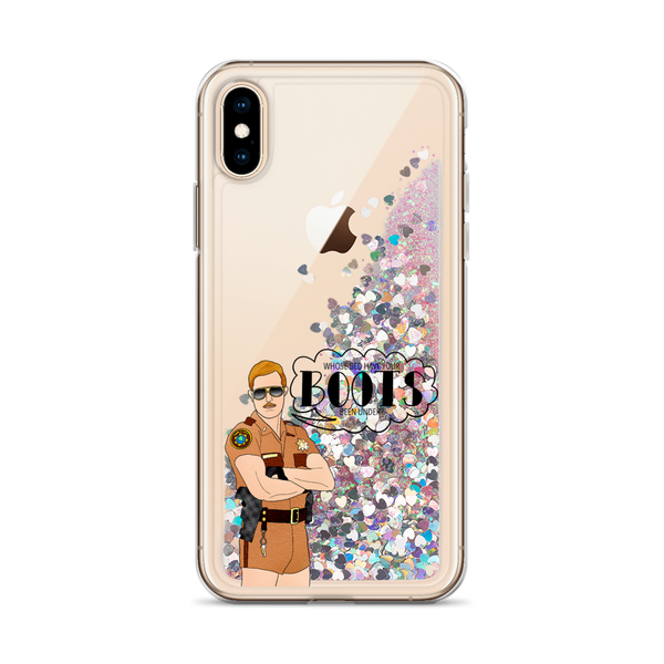 Lt. Jim Dangle - Reno 911 - Liquid Glitter Phone Case - MurderSheBought