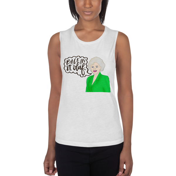 Rose Nylund - Golden Girls - Ladies’ Muscle Tank - MurderSheBought