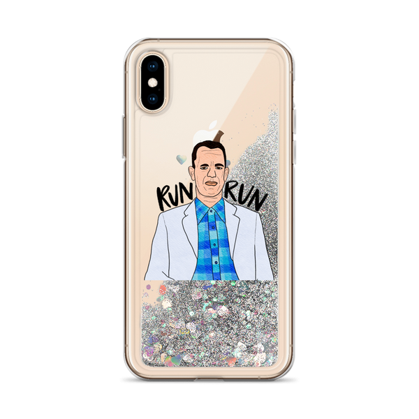 Forrest Gump - Run Forrest Run - Liquid Glitter Phone Case - MurderSheBought