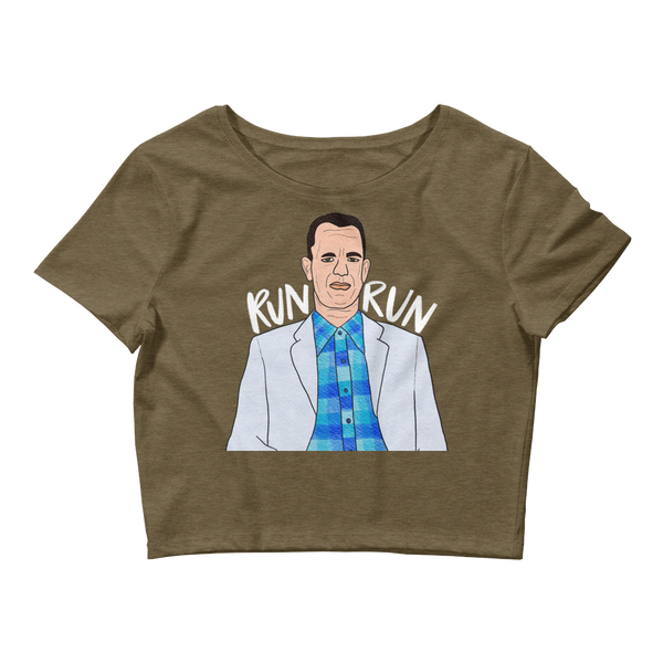 Forrest Gump - Run Forrest Run - Crop Top - MurderSheBought