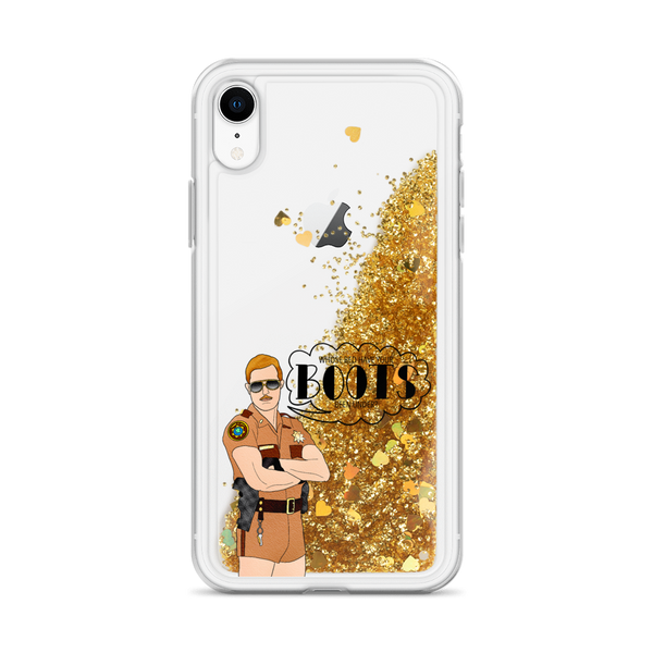 Lt. Jim Dangle - Reno 911 - Liquid Glitter Phone Case - MurderSheBought