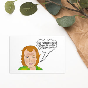 Buffalo Bill Postcard - The Silence of the Lambs - MurderSheBought