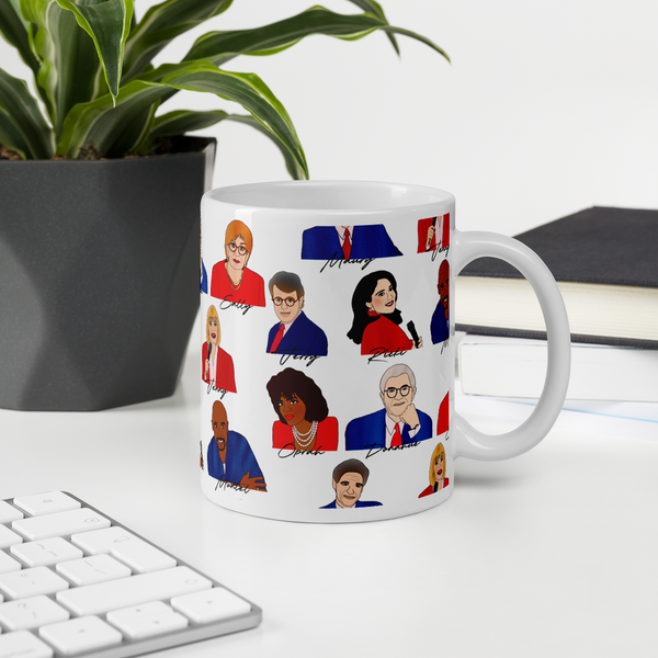 90's Talk Show Hosts - Coffee Mug - MurderSheBought